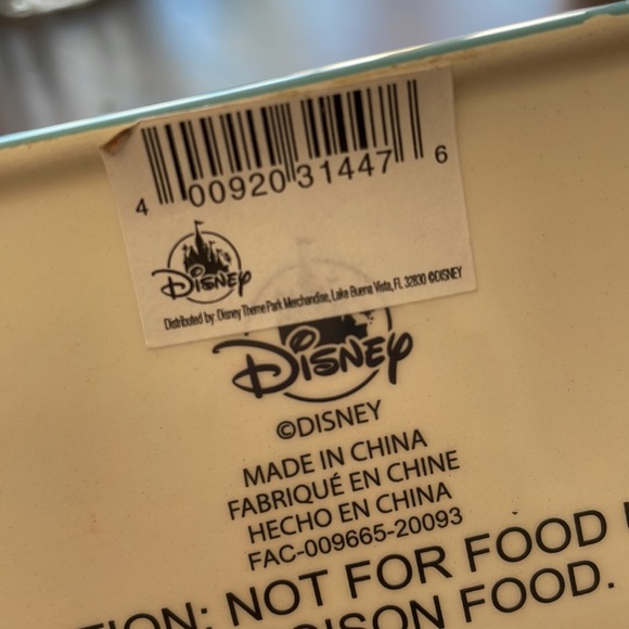 Disney Sleeping Beauty Castle & Main Street USA porcelain Trinket Tray figurine - Picture 6 of 11